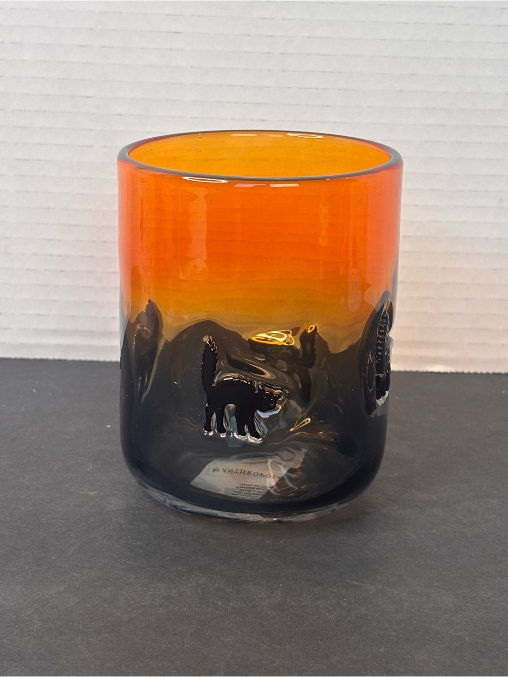 NEW Anthropologie Mystic Halloween Scaredy Cat Icon Juice Glass 17.9 OZ - Picture 6 of 11